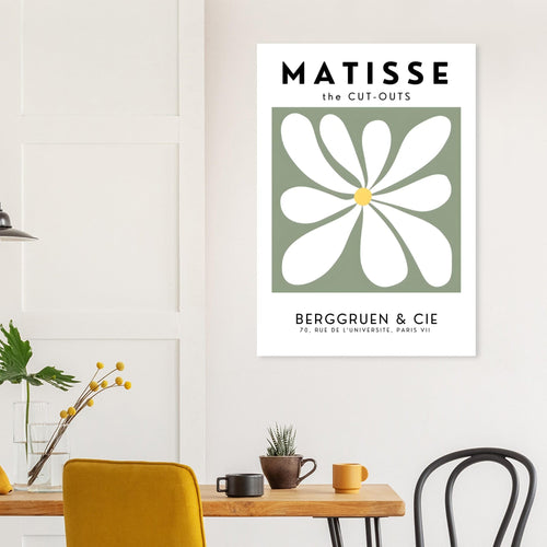 Artfulprints Poster Matisse – Floral motion   - 50x70 cm - Grijs