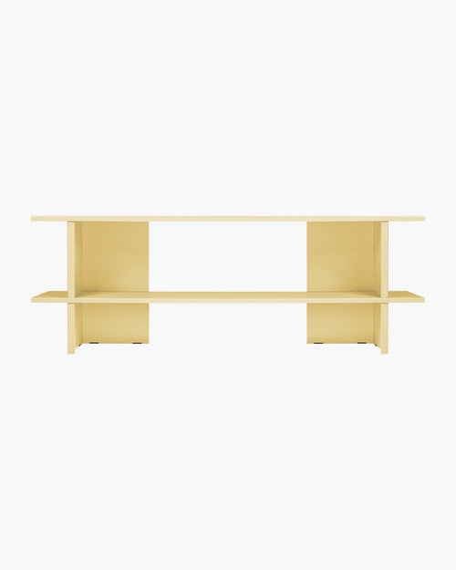 noo.ma Hes lage stellingkast 160 cm - Butter Yellow, metaal