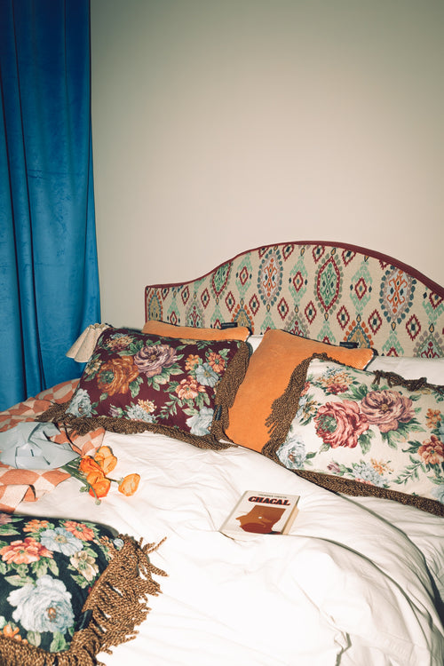 Gestoffeerd hoofdbord Suzanne in fluweel 150 cm - vtwonen shop