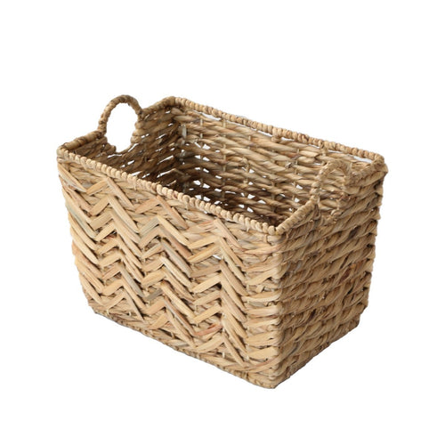 Calicosy - Opbergmand van waterhyacint - B46 x H32 cm