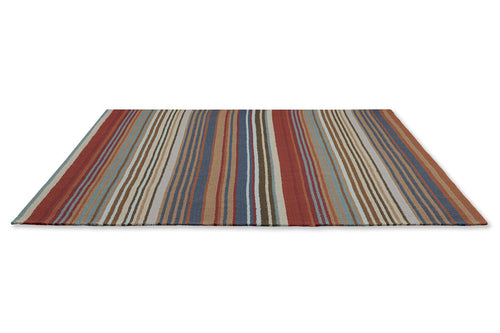 Vloerkleed Harlequin Spectro Stripes-Teal/Sedonia/Rust Outdoor 200x280 cm - vtwonen shop