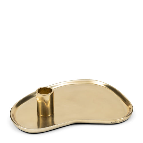 Rivièra Maison Pasco Candle Holder - Aluminium - Goud - vtwonen shop