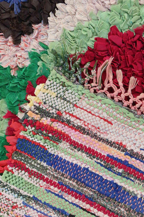 AFK Living vloerkleed Berber - handgemaakt - Gerecyclede textiel - 89 x 172 cm - vtwonen shop