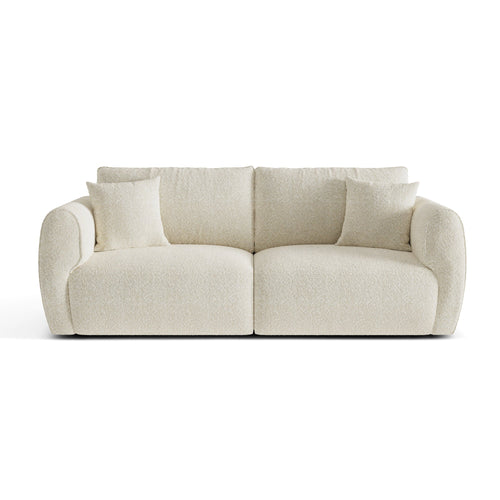 Premium Interiors - 3-zitsbank PRIMA - bouclette crème 213cm