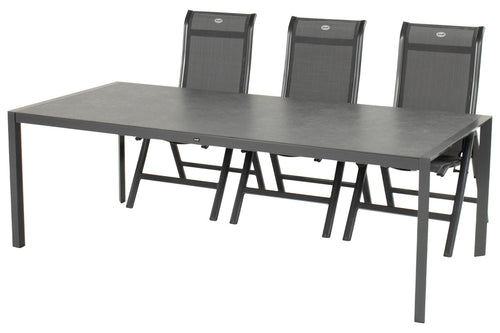 Hartman Tuintafel California - Grijs - 225x100x74cm - vtwonen shop