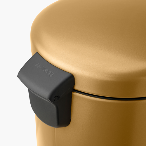 NewIcon pedaalemmer 30 liter met kunststof binnenemmer - Warm Gold - vtwonen shop
