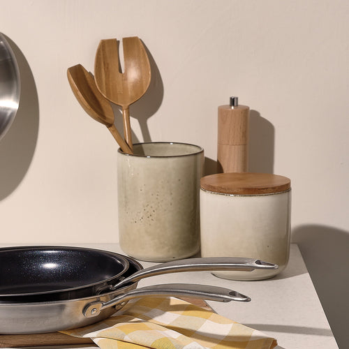 Salt & Pepper - Voorraadpot 12xH15cm ivoor Meridian - vtwonen shop