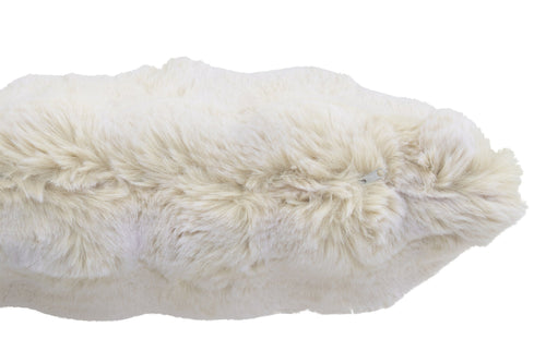 J-Line kussen Wave - polyester - ivoor