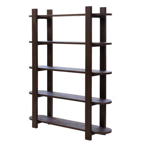 Giga Meubel Wandkast Luuk - Mangohout - Bruin - 160x38x190cm