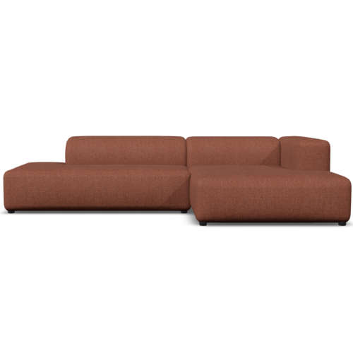 4x6 sofa - modulaire hoekbank rechts - model X6 - roest uni - 288cm - vtwonen shop