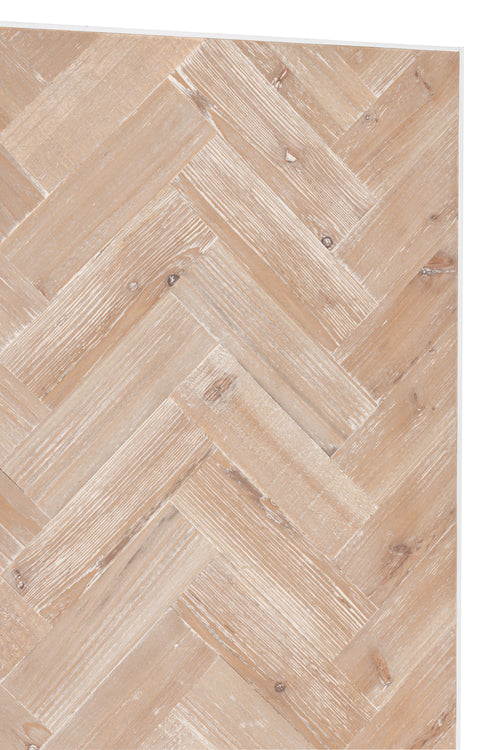 J-Line kast Hoog 2 Deuren Zigzag - hout/metaal - naturel/wit - vtwonen shop