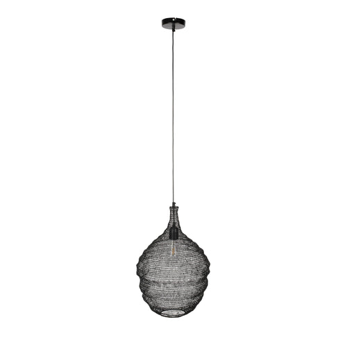 Housecraft Living Lena Hanglamp M Zwart - vtwonen shop