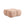 LaMiaSofa Poef Sanremo - chenille stof - terracotta - 95x95x41