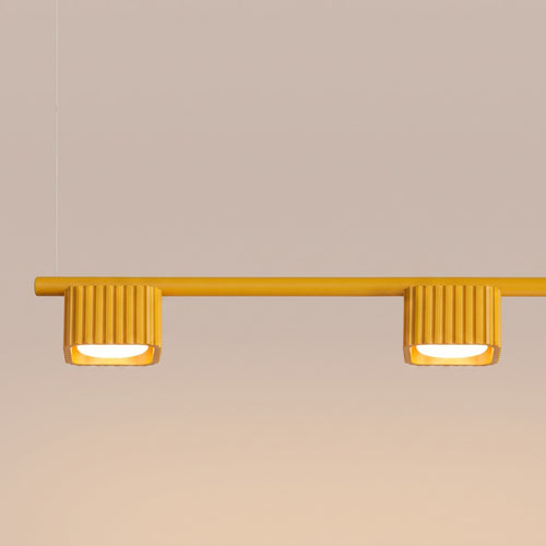 Sollux Lighting Kroonluchter RIFF 4 geel Gx53 - 122x10x208cm