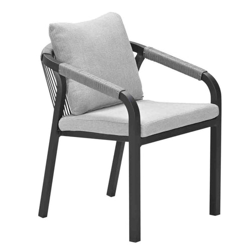 Garden Impressions lounge dining stoel Tarera donker grijs - vtwonen shop