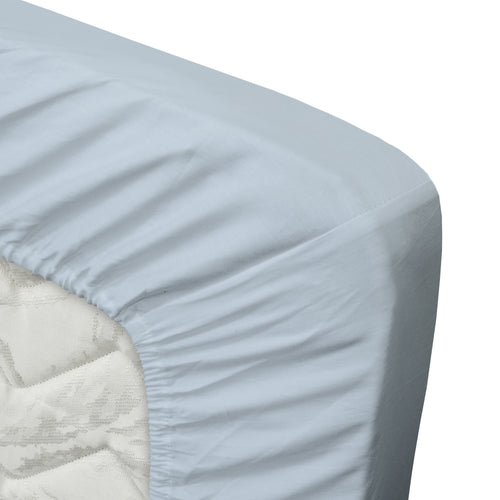 Ten Cate topper hoeslaken - 100% katoensatijn - 140x200 -  lichtblauw
