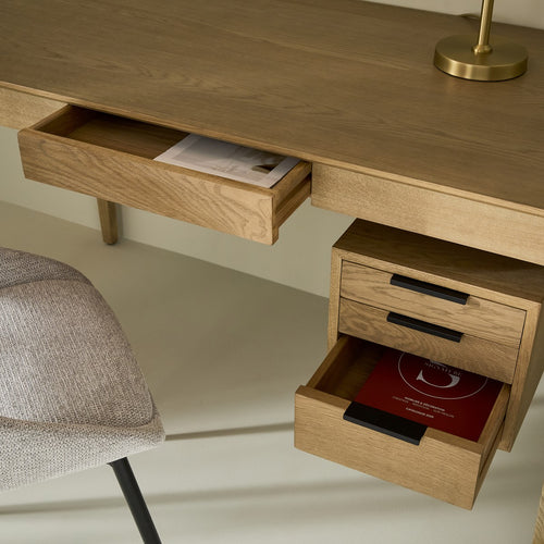 Calicosy - JASPER Bureau - Donker hout - 76x140x68 cm