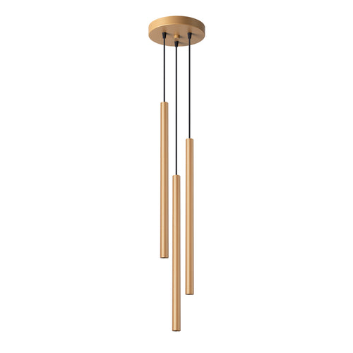 Sollux Lighting Hanglamp PASTELO 3P goud - 20x20x115cm