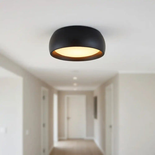 Artdelight plafondlamp Montana - 1 lichts - 15  x 5   cm - zwart