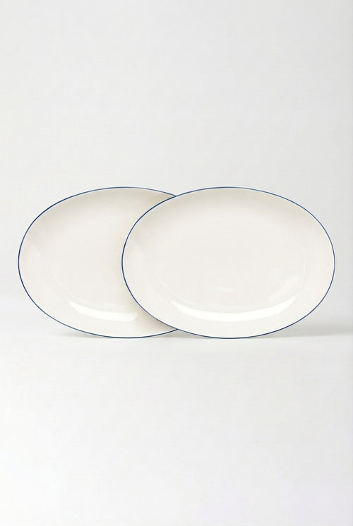 vtwonen - borden - wit - 25.5cm - set van 2