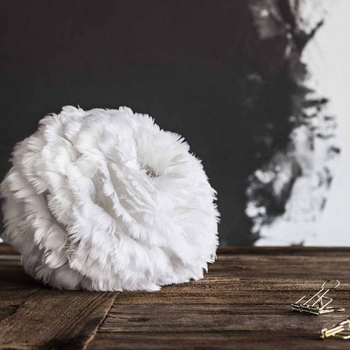 Umage Eos Micro hanglamp white - met koordset zwart - Ø 22 cm - vtwonen shop