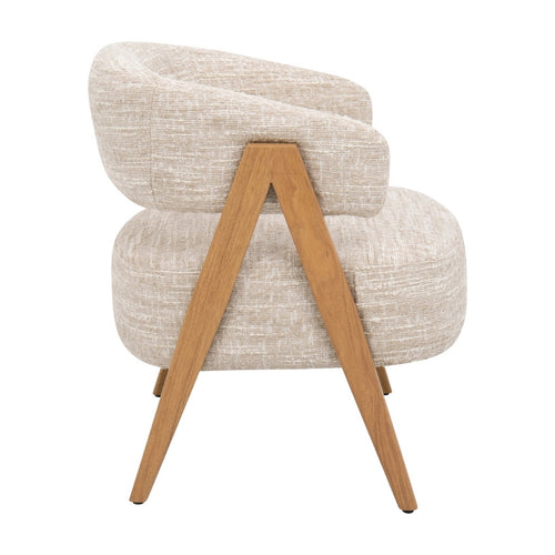 DÉJA Living Fauteuil Fly - Beige/Naturel - 67x64x72cm - vtwonen shop