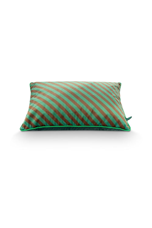 Pip Studio Sierkussen Block Stripes - Groen - 35x50cm