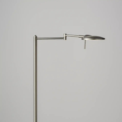 Freelight vloerlamp Piattino - 1 lichts - 25  x 120   cm - mat chroom - vtwonen shop