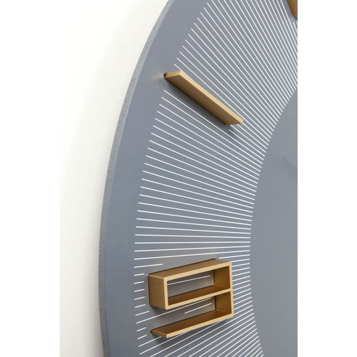 Kare Design Wandklok Leonardo grijs