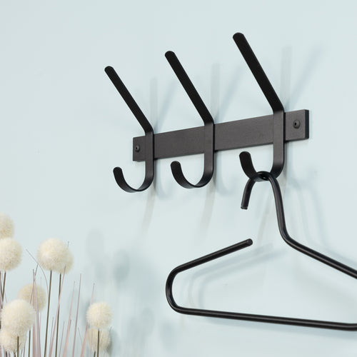 Spinder Design kapstok Dexter 3 - Zwart - 3 haken - vtwonen shop