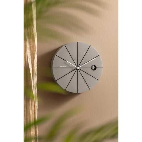 Karlsson wandklok Destacado Cuckoo - grijs - Ø28cm - vtwonen shop