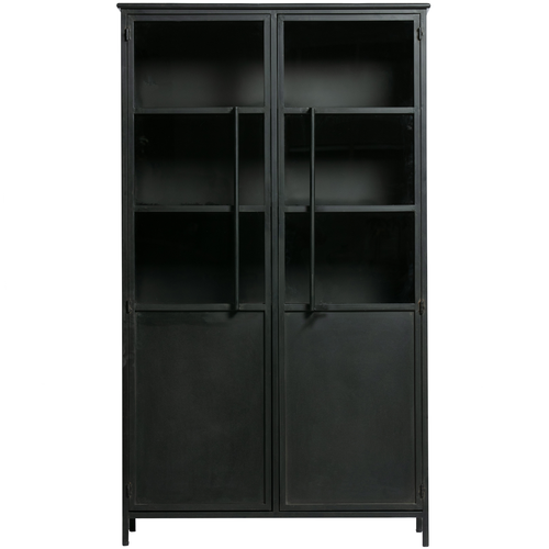 BePureHome vitrinekast Exhibit - Metaal - Zwart - 170x99x44 - vtwonen shop