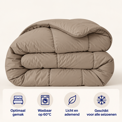 Ten Cate wasbaar dekbed 240x200 - taupe