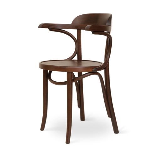 Fameg Thijs Houten Eetkamerstoel Walnoot - Met Armleuning - vtwonen shop