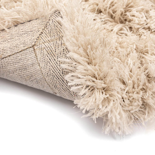 Hoogpolig vloerkleed Nika ivoor/taupe polyester - Interieur05 - 340 x 240 cm - vtwonen shop
