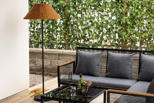 Rebellenclub Tuin Vloerlamp Jazzy - ø 60cm - Bruin - vtwonen shop