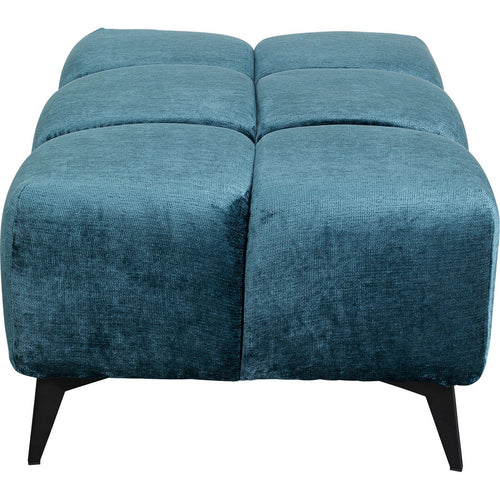 Kare Design Kruk Nia fluweel blauw