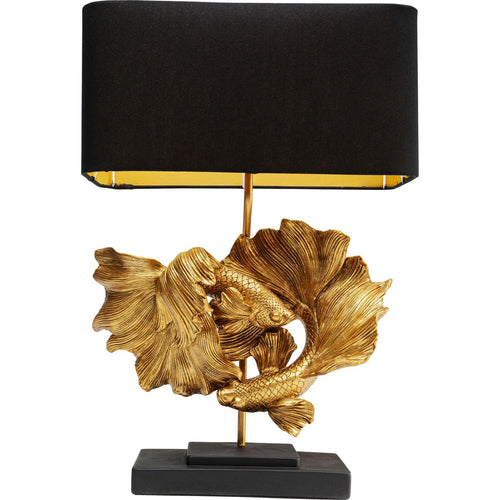 Kare Design Tafellamp gouden vechtvissen - vtwonen shop
