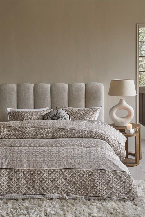 Riviera Maison dekbedovertrek Marley - 260x200/220 cm - zand