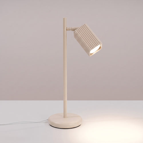 Sollux Lighting Tafellamp RAYO beige - 14,5x14,5x43cm