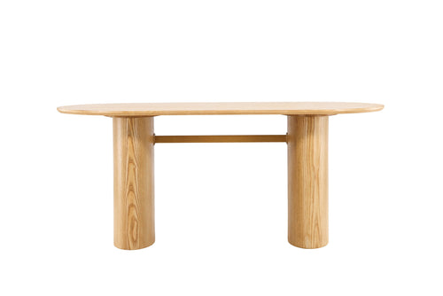 Rebellenclub Eetkamertafel Bygstad - 180 x 75 cm - Naturel - vtwonen shop