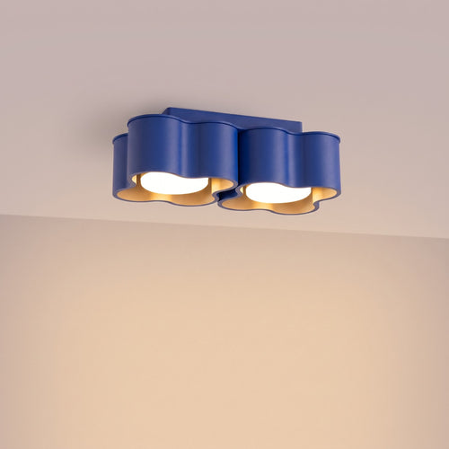 Sollux Lighting Plafondlamp OVIO 2 ultramarijn Gx53 - 24,5x12x8cm