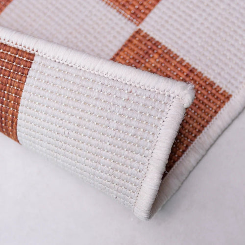Buitenkleed Metro Stripe Roest/Wit - Interieur05