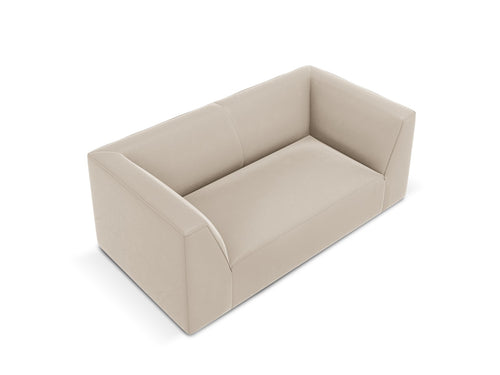 Micadoni Bank Ruby 2-zits, flueel, beige - 93x174x69cm
