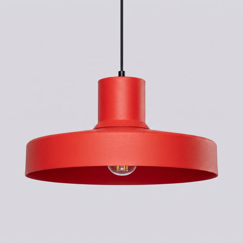 Sollux Lighting Hanglamp BILO rood - 35x35x120cm