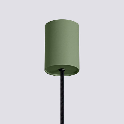 Sollux Lighting Hanglamp ESTRIA 1 beige/olijfgroen - 14x14x120cm