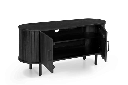 Giga Meubel Tv-Meubel Merel - Mangohout/Metaal - Zwart - 120cm - vtwonen shop