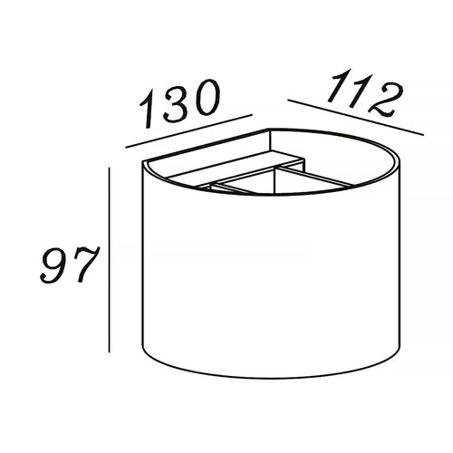 Artdelight wandlamp Gyro - 1 lichts - 11.2  x 9.7   cm - brons - vtwonen shop