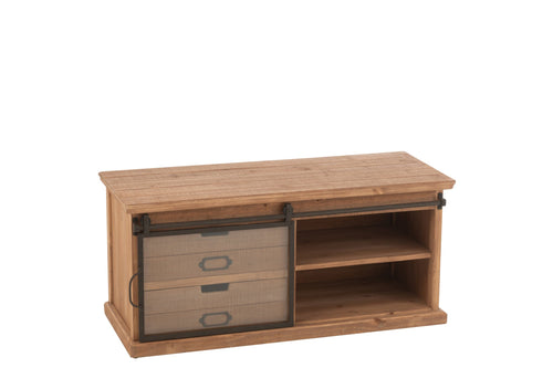 J-Line tv kast Sia - hout - naturel