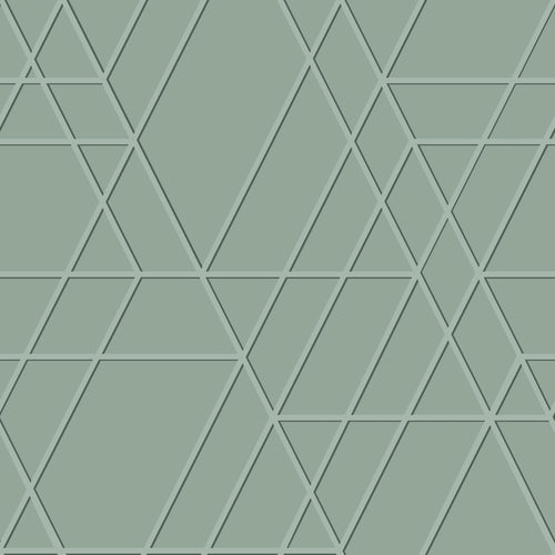 ESTAhome behang grafisch 3D motief vergrijsd mintgroen - 50 x 900 cm - 139602 - vtwonen shop